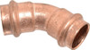 NIBCO 3/4" Wrot Copper Pipe 45° Elbow P x P, Press Fitting 9042900PC - 75922336
