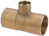 NIBCO 1-1/4 x 1/2 x 1" Cast Copper Pipe Tee C x C x C, Pressure Fitting B100950 - 71766075