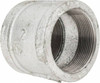 B&K Mueller 2" Galvanized Malleable Iron Pipe Coupling (Right Hand) Threaded Ends, 300 Liquid & Gas psi, 150 Steam psi 511-208HN - 62147707