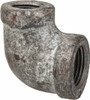 Made in USA 3/8 x 1/4" Galvanized Malleable Iron Pipe Reducing Elbow Threaded Ends, 300 Liquid & Gas psi, 150 Steam psi CXB.NML - 36988772