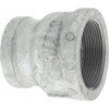 Value Collection 2 x 1-1/2" Galvanized Malleable Iron Pipe Reducing Coupling Threaded Ends, 300 Liquid & Gas psi, 150 Steam psi G240 50X40 - 36990828