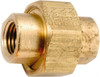 Anderson Metals 1/4-18 Female FNPT Industrial Pipe Union 1,000 psi, Brass 756104-04 - 55539563