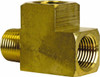 CerroBrass 3/8 Male 3/8 Female MNPT x FNPT Industrial Pipe Street Tee 1,200 psi, Brass P-127X-C - 56048846