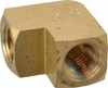 Eaton 1/4 Female FNPTF Industrial Pipe 90° Female Elbow 1,200 psi, Brass 3500X4 - 09724246