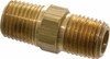 Parker Hannifin 1/4 Male MNPTF Industrial Pipe Hex Nipple 1,000 psi, Brass, 1.38" OAL 216P-4 - 83295352