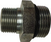 Parker Hannifin 1-7/8-12 x 1-1/2 Male Male SAE-ORB x Male NPTF 2-1/8" Industrial Pipe Hex Nipple 3,000 psi, Stainless Steel 24-1 1/2 F5OF-S - 57938656