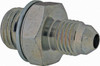 VOSS 71/6-20 x M14x1.5 Male MJIC x Male Metric 3/4" Hex Industrial Pipe Adapter Zinc Plated Carbon Steel, 1-1/4" OAL JM 0414 - 84433119