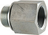 VOSS 3/4 Male 3/4 Female MBSPP x FNPT 1-3/8" Hex Industrial Pipe Adapter Zinc Plated Carbon Steel, 1-7/8" OAL PB 1212 - 84433440