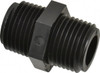 Green Leaf 1/2" Polypropylene Plastic Pipe Hex Nipple MIPT x MIPT End Connections M 1200 P - 08802845