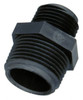 Green Leaf 1/4 x 3/8" Nylon Plastic Pipe Reducer Nipple MIPT x MIPT End Connections RM 1438 - 08802902