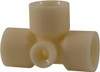 Green Leaf 1/2 x 1/8" Nylon Plastic Pipe Tee FIPT x FIPT x FIPT x FIPT End Connections TT 12-18 - 08801557