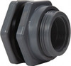 Hayward 1-1/2" PVC Plastic Pipe Bulkhead Tank Adapter Schedule 80, Socket x Thread End Connections BFAS1015CES - 92747625