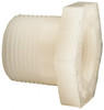 NIBCO 1 x 3/4" PVDF Plastic Pipe Flush Threaded Reducer Bushing Schedule 80, MIPT x FIPT End Connections CE03300 - 70370366