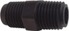 Parker Hannifin 1/2 x 1/4" Polypropylene Plastic Pipe Hex Nipple MPT End Connections 316P-8-4PP - 36421451