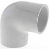 Value Collection 1" PVC Plastic Pipe 90° Elbow Schedule 40, Slip x Slip End Connections 406-010 - 36998730