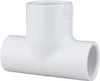 Value Collection 1/2 x 1/2 x 3/4" PVC Plastic Pipe Reducing Tee Schedule 40, All Slip End Connections 401-074 - 89492961