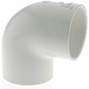 Value Collection 2-1/2" PVC Plastic Pipe 90° Elbow Schedule 40, Slip x Slip End Connections 406-025 - 36998771
