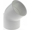 Value Collection 3" PVC Plastic Pipe 45° Elbow Schedule 40, Slip x Slip End Connections 417-030 - 36999043