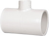 Value Collection 1-1/2 x 1-1/2 x 1/2" PVC Plastic Pipe Reducing Tee Schedule 40, All Slip End Connections 401-209 - 89492987