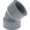 Value Collection 1-1/4" CPVC Plastic Pipe 45° Elbow Schedule 80, FIPT x FIPT End Connections 819-012C - 37002508