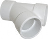 Value Collection 3" PVC Plastic Pipe Wye Schedule 40, Slip End Connections 475-030 - 37000049