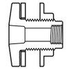 Value Collection 1-1/4" CPVC Plastic Pipe Tank Adapter Schedule 80, Soc x Fipt End Connections 8171-012C - 74031899