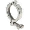 VNE 2" Clamp Style Sanitary Stainless Steel Pipe Clamp with Wing Nut Grade 304 13MHHM2.0 - 04700423