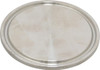 VNE 2" Clamp Style Sanitary Stainless Steel Pipe End Cap Tube OD Connections, Grade 316/316L EG16A-6L2.0 - 04530820