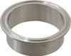 VNE 3" Clamp Style Sanitary Stainless Steel Pipe Welding Ferrule Tube OD Connections, Grade 316/316L EG14AM7-6L3.0 - 04522827