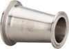 VNE 2 x 1-1/2" Clamp Style Sanitary Stainless Steel Pipe Concentric Reducer Tube OD Connections, Grade 316/316L EG31CC6L2.0X1.5 - 04552329