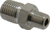 Ham-Let 1/4 x 1/8" 316 Stainless Steel Pipe Hex Nipple MNPT Ends, 7,500 psi 3001259 - 87955142