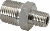 Ham-Let 1/2 x 1/4" 316 Stainless Steel Pipe Hex Nipple MNPT Ends, 7,200 psi 3001263 - 87955167