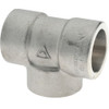 Merit Brass 1" 304 Stainless Steel Pipe Tee Socket Weld x Socket Weld x Socket Weld Ends, 3,000 psi SW3406D-16 - 09871161