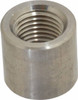 Merit Brass 1/4" 316/316L Stainless Steel Pipe Half Coupling FNPT Ends, 3,000 psi 3611HD-04 - 36906188