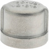 Merit Brass 1/2" 316 Stainless Steel Pipe End Cap FNPT Ends, 150 psi K616-08 - 36902013