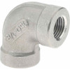 Merit Brass 1/8" 316 Stainless Steel Pipe 90° Elbow FNPT x FNPT Ends, 150 psi K601-02 - 36900918