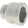 Merit Brass 1 x 1/2" 316 Stainless Steel Pipe Reducer Coupling FNPT x FNPT Ends, 150 psi K612-1608 - 36901726