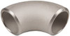Merit Brass 1" 304L Stainless Steel Pipe 90° Long Radius Elbow Butt Weld x Butt Weld Ends, Schedule 40 04401-16 - 08934713