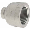 Merit Brass 1 x 1/4" 316 Stainless Steel Pipe Reducer Coupling FNPT x FNPT Ends, 150 psi, 1-11/16" OAL K612-1604 - 33095209