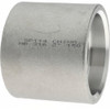 Merit Brass 2" 316 Stainless Steel Pipe Coupling Socket Weld x Socket Weld Ends, 150 psi SWM611-32 - 32137945