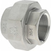 Merit Brass 1-1/4" 304 Stainless Steel Pipe Union FNPT x FNPT Ends, 150 psi K487-20 - 36900884