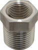 Made in USA 1/2 x 3/8" 316 Stainless Steel Pipe Hex Bushing MNPTF x FNPTF Ends P-1/2X3/8-PTR - 76041615
