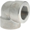 Value Collection 1-1/4" 304/304L Stainless Steel Pipe 90° Elbow FNPT x FNPT Ends, 3,000 psi SF330 - 08028573