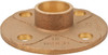 NIBCO 1-1/4" Pipe, 4-5/8" OD, Cast Copper Companion Pipe Flange 125 psi, C End Connection, 3-1/2" Across Bolt Hole Centers B305406 - 60342607