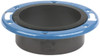 NIBCO 4 x 3" Pipe, 5-3/8" OD, ABS Reducing Adjustable Closet Flange 180° Max Working Temp, Hub End Connections I355350 - 63277107
