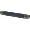 Value Collection Schedule 40, 1/2" Diam x 6" Long Steel Black Pipe Nipple Threaded 0104060 - 36991438