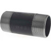 Value Collection Schedule 40, 2-1/2" Diam x 6" Long Steel Black Pipe Nipple Threaded 0124060 - 36992824
