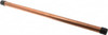 Merit Brass 18" Long, 1/2" Pipe Threaded Brass Pipe Nipple NPT Thread, Red Brass 2008-1800 - 02209526