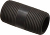 NIBCO 3/4" Pipe, 2" Long Polypropylene Threaded Plastic Pipe Nipple Schedule 80, Black CC06550 - 86519980