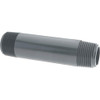 Value Collection 3/4" Pipe, 4" Long PVC Threaded Plastic Pipe Nipple Schedule 80, Gray 883-040 - 37004603